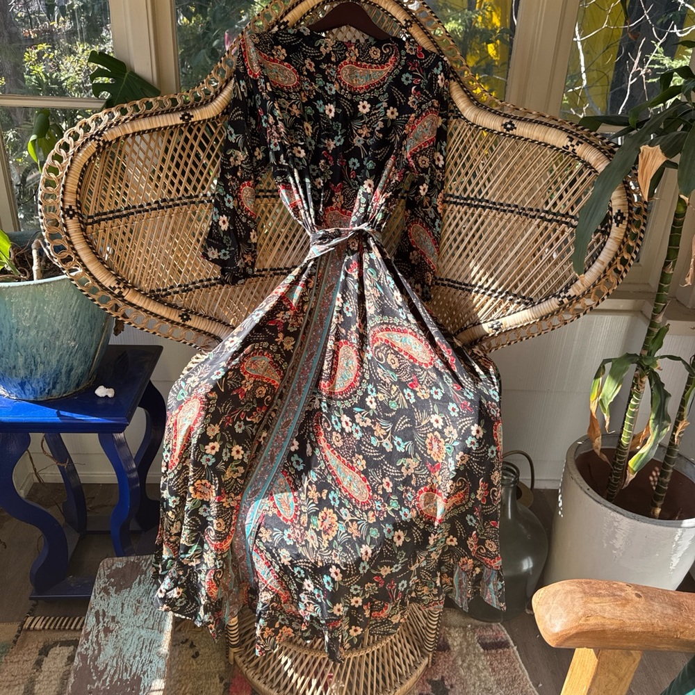 Floral Paisley Maxi Dress